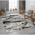 thumbnail image 2 of Maz Collection Polyester Beige And Navy 3'9" X 5'9" Area Rugs MZ0346, 2 of 4