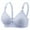 Blue, variant on Soft Cotton Wireless Bra Comfort Fit Breathable Design Seamless Support Thin Cup 95B Size Beige