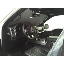 HeatShield, The Original Windshield Sun Shade, Custom-Fit for Ford F-350 Super Duty Truck (Extended Cab) w/ Sensor 2017, 2018, 2019, Silver Series