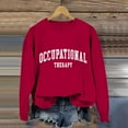 thumbnail image 4 of Women'S Sweatshirt Womens Long Sleeve Sweatshirt Womens Pullover Red Crewneck Trendy Winter Clothes for Womens Fashion, 4 of 8