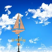 Whitehall 45027 Copper Sailboat Weathervane - Polished