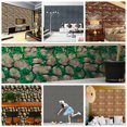 thumbnail image 6 of Forzero Retro fashion 3D brick wall stickers, self-adhesive PVC wallpaper, 3D art wall panels, used for living room bedroom background wall decoration, 6 of 6