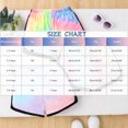 thumbnail image 3 of MKOSPLRT 3 Pack Gym Shorts for Toddler Girls 1-8 Years High Waist Running Athletic Shorts Tie Dye Print Sporty Shorts Kids Clothes, 3 of 9