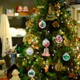 6 PCS Clear Ornaments 6cm Christmas Ornament Paper Christmas