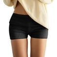 thumbnail image 3 of Micro Shorts for Women 2026 Summer Low Rise Knitted Elastic Waist Bodycon Booty Shorts, 3 of 5