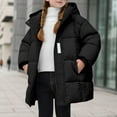 thumbnail image 2 of KAUOD Girls Zip up Hooded Down Jackets Thick Warm Winter Windproof Outwear Puffer Coats Quilted Lightweight Padded Outwear, 2 of 5