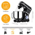 thumbnail image 3 of CazToi 6.7 L Stand Mixer, 660W Electric Kitchen Dough Mixer with 10-Speed Control, Tilt-Head Food Mixer with Stainless Steel Bowl, Dough Hook and Whisk, 3 of 10