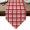 Red, variant on Vintage Plaid Table Runner Linen Burlap Table Runner 120 Inches Long Navy Blue Farmhouse Checked Stripes Dresser Scarves for Kitchen Island Coffee Dining Room Party Wedding Holiday 13"x120"