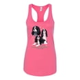 thumbnail image 2 of If It's Not a Cavalier King Charles Spaniel It's Just a Dog Gift | Womens Dog Lover Jersey Racerback Tank Top, Hot Pink, Medium, 2 of 3