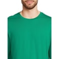 thumbnail image 4 of Athletic Works Men's and Big Men's Active Long Sleeve Soft Blend Tee, Sizes up to 5XL, 4 of 5