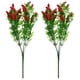 thumbnail image 1 of 2 uds plantas de Chile artificiales decoraciones de tallo de pimienta artificial rama vegetal falsa decoración de relleno de jarrón, 1 of 8