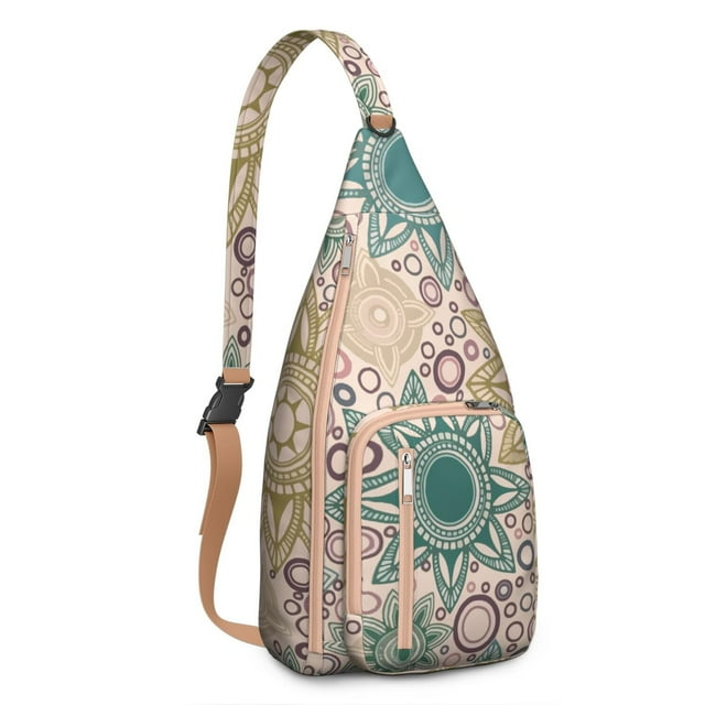 Hummingbird Garden Shoulder Bag - Artistic Floral Scene, Durable Multi-Functional Daypack