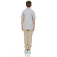 thumbnail image 3 of Sezzit Boys Polo 2-Pack: Premium Comfort and Timeless Style - School, Play, Church, Birthdays -Gray, 3 of 9
