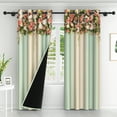 thumbnail image 2 of Lfeey Spring Blackout Curtains, Room Darkening, 42x108 inch, Set of 2, 2 of 6