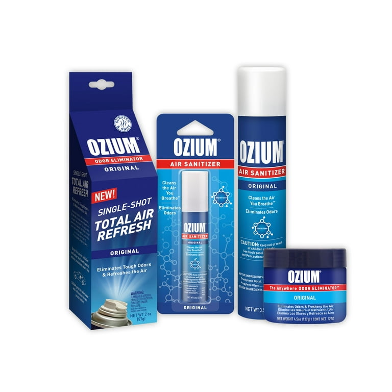 Ozium Air Santisier Spray that New Car Smell 3.5oz, Cleans The Air You  Breathe