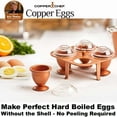 thumbnail image 5 of Copper Chef - Copper Eggs Non-Stick Soft Hard Poached Boil Cooker 4 Pods Dishwasher Safe - Brown, 5 of 5