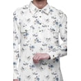 thumbnail image 4 of Atasi Printed Pathani Kurta With Salwar For Men Indian Summer Ethnic Set, 4 of 5