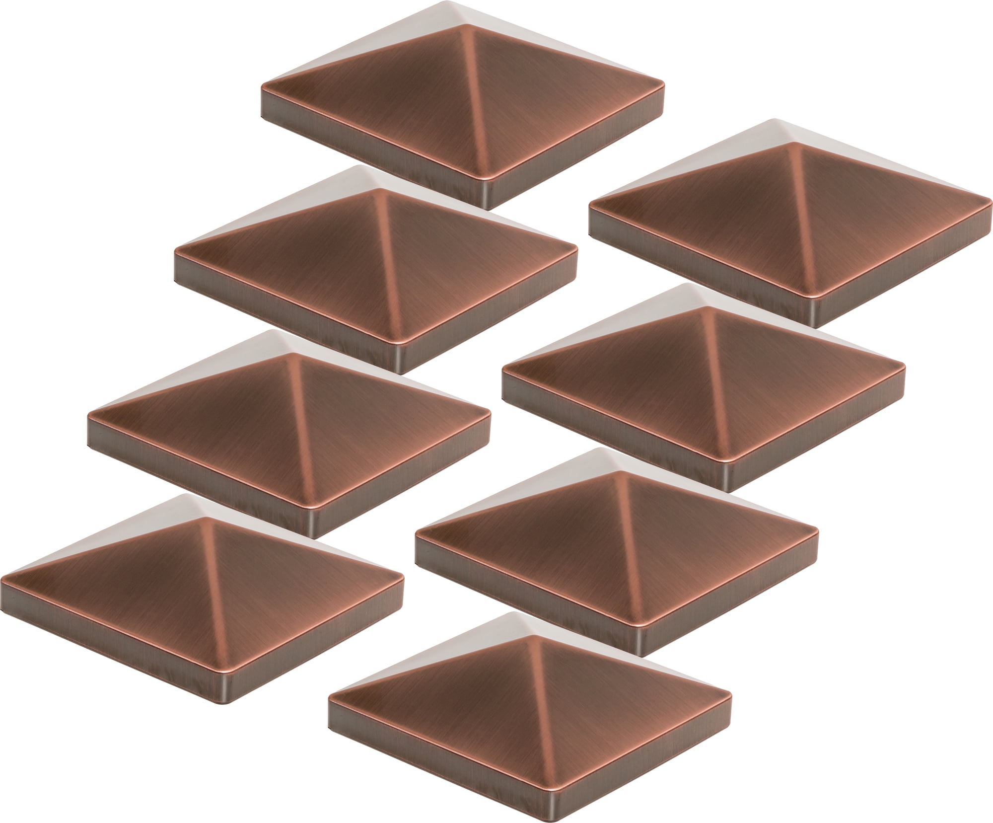 GREENLIGHTING Plastic Antique Bronze 5x5 Post Cap for Wood/Vinyl Posts