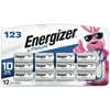 Energizer 123 Lithium Batteries (12 Pack), 3V Photo Batteries