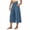 Light Blue#49, variant on YOIAVAIOY Women's High Waisted Cropped Wide Leg Pants Loose Straight Leg Lounge Capri Trousers with Pockets Wine XL