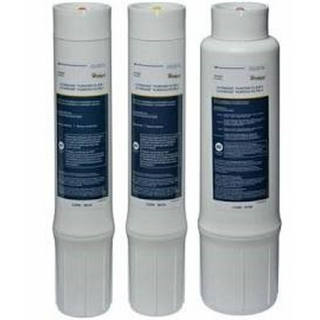 Whirlpool WHEMBF Water Purifier Replacement Filters (Fits Systems WHAMBS5 &