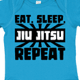 thumbnail image 4 of Inktastic Eat, Sleep, Jiu Jitsu, Repeat Boys or Girls Baby Bodysuit, 4 of 5
