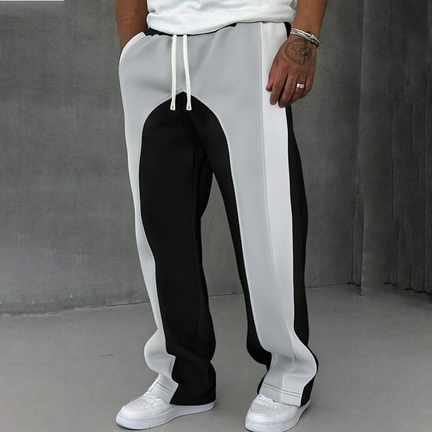 Ceisia Men's Trendy Solid Color Gift Corduroy Drawstring Elastic Waist Casual Jogger Pants with Pockets