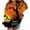 Multicolor-28, variant on Ugoldhm Girls Halloween Print Crew Neck Sweatshirt Long Sleeve Loose Casual Pullover Holiday Top
