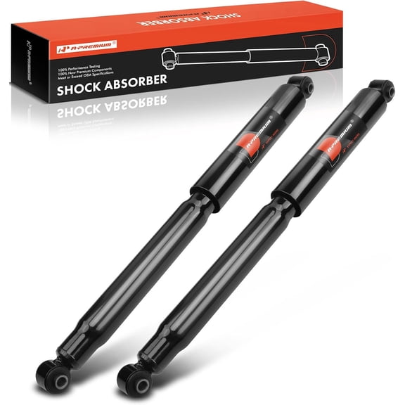 A-Premium Rear Suspension Shock Absorber Compatible with Dodge Dakota 1997-2010 Durango 1999-2003 & Mitsubishi Raider 2006-2009 & Ram Dakota 2011 2-PC Set