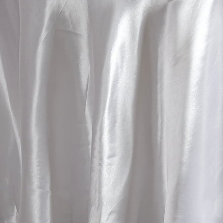 

White Round Tablecloth Table Cover Linens for Wedding Party Catering Kitchen Dining Events Kitchen Dining