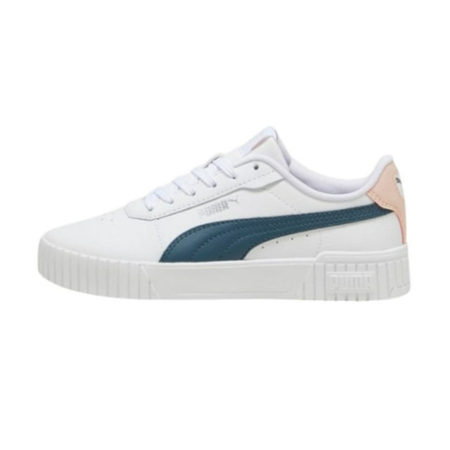Tenis Puma Carina 2.0 Blanco con Azul para Mujer