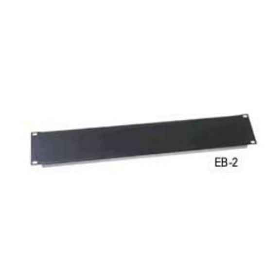 3U Flanged Econo-Blank - Black