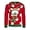Red Reindeer Snowflakes, variant on Quad Seven Boys' Ugly Christmas Sweater - Fleece Novelty Xmas Holiday Party Pullover Sweatshirt (4-18)