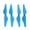 blue, variant on TechWave 4pcs Quick Release/Lock Propellers CCW CW Props For Tello Mini Stunt Kite Kinder Planer Kinder Top Hover Cart Bolls Airplane for Kids Flying Bookshelf Kinder Cockpit Tile Pro Flying Stick F