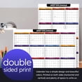 thumbnail image 3 of 2027 Full Desk Calendar - 11 x 17” Large Size 12 Month Planner - 2 Sided Vertical/Horizontal Reversible - Printed on Thick & Durable 80lb Cardstock (216 GSM) - 2 Per Pack, 3 of 7