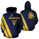 thumbnail image 5 of Sudadera con capucha unisex con estampado 3D de la bandera del país caribeño de Barbados, ropa de calle de primavera estilo Harajuku, chaqueta informal divertida, sudaderas con capucha, 5 of 5