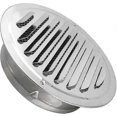 thumbnail image 1 of 100mm Stainless Steel Round Air Vent Grille Exhaust Pipe Ventilation Grill for Fireplace, Kitchen, Bathroom Ventilation (100mm), 1 of 5