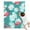 Flamingo and Palm, variant on Ocean Seahorse Blanket,Comfortable Soft Flannel Throw Blanket,All Season,Warm Lightweight Blankets for Sofa Bed Couch Living Room Chair,30"x40"(80x100cm)
