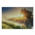 thumbnail image 1 of Nature Cutting Board, River with the Grass in Sun Rays Beams Tree Dramatic Ukraine Rural Print, Decorative Tempered Glass Cutting and Serving Board, Small Size, Multicolor, by Ambesonne, 1 of 1