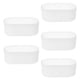 thumbnail image 2 of Contenedores de almacenamiento de arroz cocido, apilables y congelables para arroz integral y preparación de comidas, cajas pequeñas de almacenamiento de alimentos para una dieta saludable, 5 uds., 2 of 5