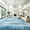 Blue yellow, variant on SARAG 2x3 Small Rugs for Bedroom,Soft Fluffy Non-Slip Carpet for Entrance Door Mat Bedroom,Tie-Dye Black and Gray