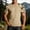 Beige, variant on Men’s Everydaywear Flex Short Sleeve Top for Spring Summer - Casual Crewneck Tee with Print and Comfortable Relaxed Fit