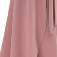 thumbnail image 2 of RYKJLWY Long Skirts for Women Summer Fashion High Waist Skirt Female Irregular Split Bandage Skirt Long Skirt Faldas Largas De Mujer Para Iglesia (Pink,Xxxxxxl), 2 of 5