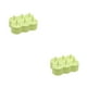thumbnail image 1 of Bearachild Bandeja de cubitos de hielo segura para alimentos para refrigerios como regalo en Navidad o cumpleaños Rectángulo verde Rectángulo verde 2Conjunto, 1 of 6