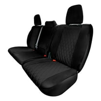 For 2022 – 2024 Dodge RAM 1500 FH Group Neoprene Waterproof Custom Fit Car Seat Covers  - Rear Black