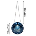 thumbnail image 2 of RKSTN Hanging Board Round Acrylic Christmas Decorations Blessing Baptism Decorations Holiday Wall Decorations, 2 of 5