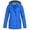 Blue, variant on Rain Jackets For Women Waterproof Solid Long Sleeve Lightweight Plus Size Raincoat Zip Up Ski-Wear Trench Coat Outdoor Sportswear Mountaineering Clothes Hooded Drawstring Windbreaker