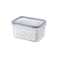 thumbnail image 1 of Contenedores de almacenamiento de frutas y verduras para el drenaje del refrigerador Contenedores frescos Contenedores de almacenamiento de productos 3 en 1 Contenedores organizadores grand Wmkox8yii qwyer492, 1 of 5