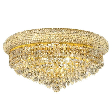 

Phube Empire Gold Crystal Ceiling Light Luxury 3-Lights Ceiling Lamp Flush Mount Lighting Fixture for Dining Room Bedroom Living Room Hallway 14.1 inches