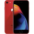 thumbnail image 1 of Restored Apple iPhone 8 - 256GB – Red – 12MP Rear & 7MP Front Camera - Fully Unlocked Smartphone - Excellent Condition, 1 of 1